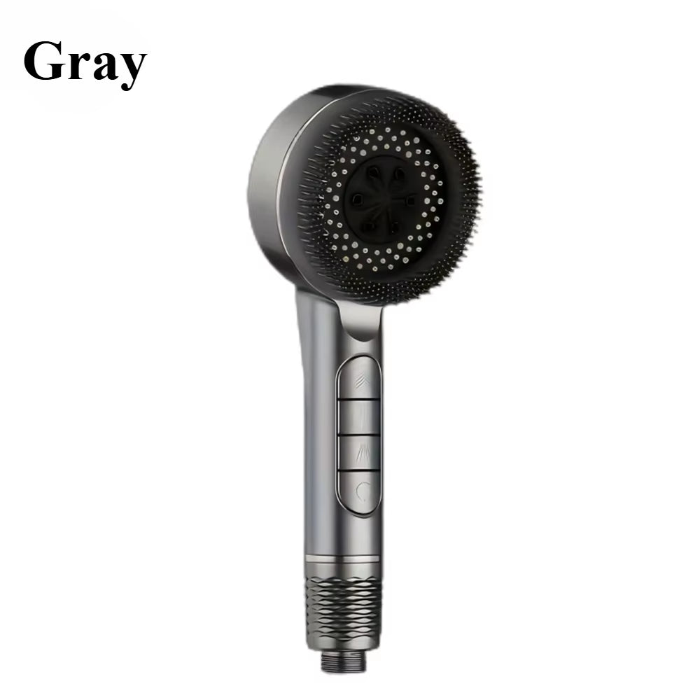 4 Mode High Pressure Shower Head Pressurized Water Massage Showerhead with Filter Handheld Shower Mixer Bathroom Accessories