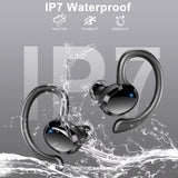 Wireless Earbuds, Bluetooth 5.3 Earbuds Stereo Bass, In-Ear Noise Cancelling Mic, Earphones IP7 Waterproof Sports, 40H Playback.