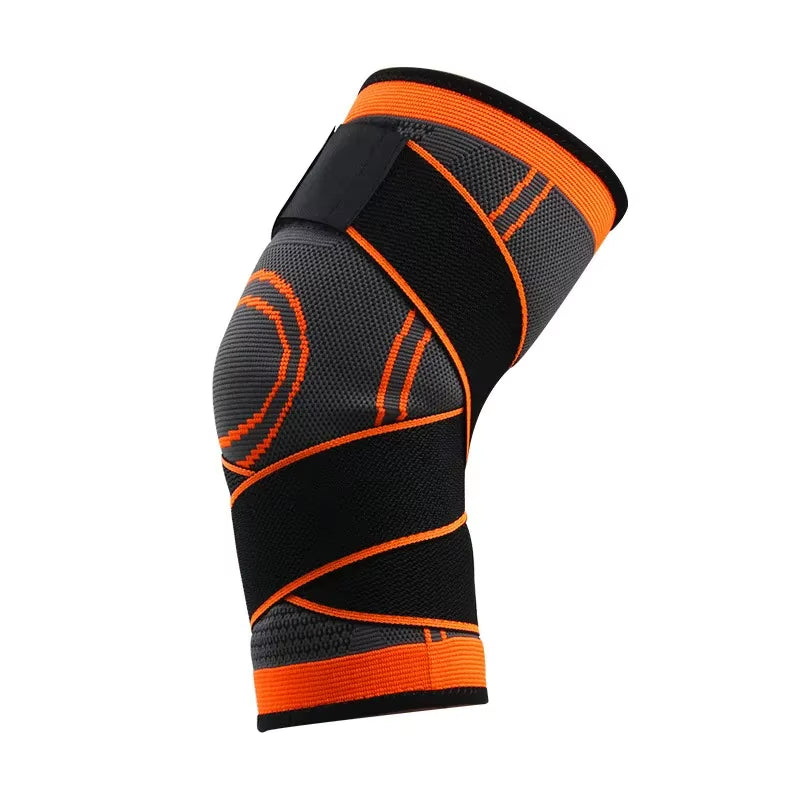 2Pcs Set Sports Fitness Running Hiking Basketball Knee Support Straps Warmth-Retaining Athletic Knee Braces with Support Straps