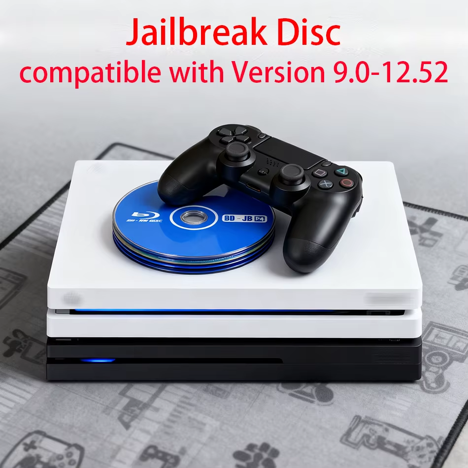 2026 Latest for PS4 FW 9.0-12.52 Version JB Disc Tool Mod Game Console Accessories PS4 Jailbreak Disc-1 Click Boot All-In-One