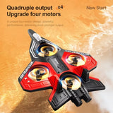 New YP3 Glider Flying Helicopter RC Hobby Jet Plane 2.4G Stunt Remote Control Foam Fighter Airplane Toy Drone with Light