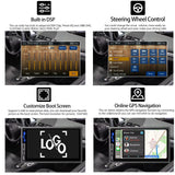 7 Inch HD Touchscreen Car Stereo 2 Din Car Video Player Carplay Android Auto with Bluetooth Rear View Camera USB AUX TF