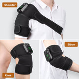 Eletric Heating Knee Massage Instrument Cordless Hot Compress Vibrator Knee Pad Joint for Elbow Leg Brace Care Muscle Relaxation