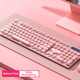 Wired Gaming Keyboard 104 Keys Color Matching Backlit Keycap Peripherals Gaming Keyboard for E-Sports Office Computer Laptop PC