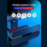 Wireless Bluetooth Subwoofer Bass Surround Sound Bar Speaker System Music Player for Laptop Cellphones TV Home Theater