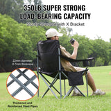 Outdoor Camping Chair 350Lbs High Load Ultralight Folding Chair Portable Beach Hiking Picnic Travel Seat Fishing Tool