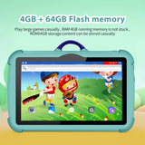 2025 New 7-Inch 5G Wi-Fi Tablet for Kids - Quad-Core, 4GB RAM, 64GB ROM, Google Education Version with Dual Cameras