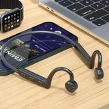 Bone Conduction Headphones Neck Hanging Wireless Headset Suitable for Cycling Running Hiking Backpacking Fitness Yoga