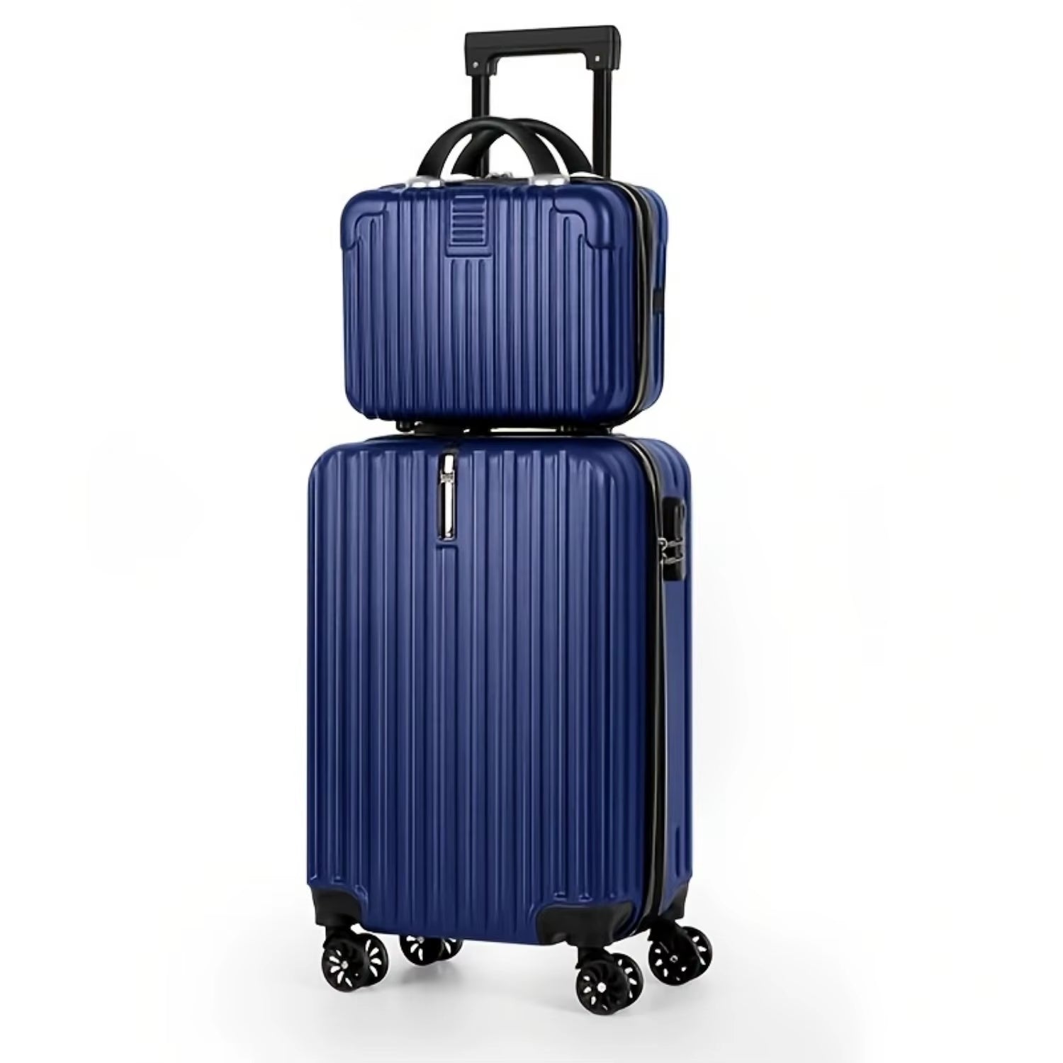 2-Piece Hardshell Luggage Set (20"+14") - Nesting Spinner W/ 360° Wheels & TSA Lock, Lightweight Expandable for Family Travel