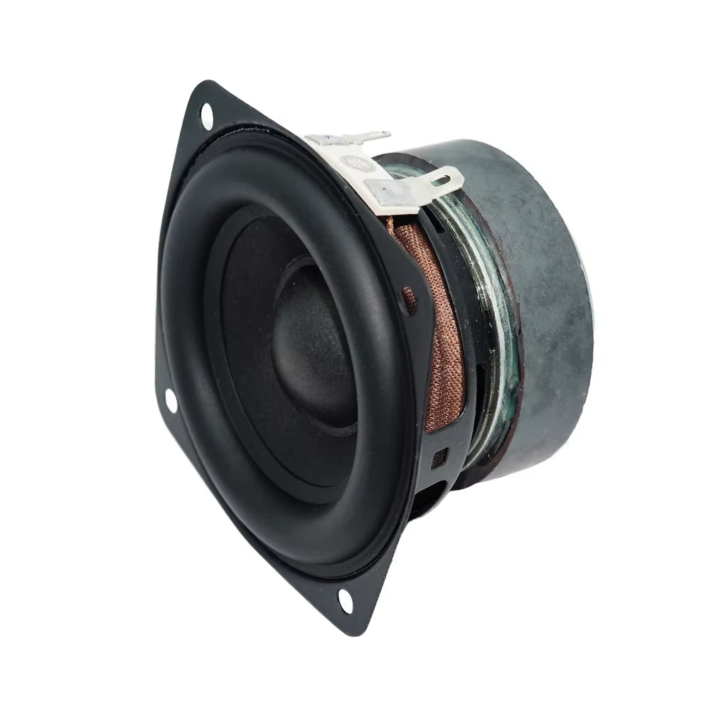1Pcs 78MM 4 Ohm 15W Subwoofer Speaker 3 Inch Convex Cap Bass Square Woofer DIY Bookshelf Speakers Hifi Home Sound Theater