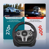 V9 Volante PC Steering Wheel Gaming 270°/900° Racing Wheel for PS4/PS3/PC Windows 7,8,10,11/Switch/Xbox One/Xbox Series X/S