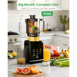 Kismile Cold Press Juicer Machine with 5 Modes ABS Housing HD Display 4.5 Wide Feed Chute Slow Juicer for Fruits Vegetables Qui