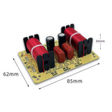 150W 3 Way Audio Speaker Crossover Treble Midrange Bass Independent Crossover Hifi Home Speakers Filter Frequency Divider