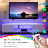 TV Entertainment Center LED Tvs Stand, Gaming Center for 65 70 75Inch TV, White TV Stand with Storage, Tvs Console for Gaming