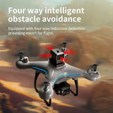 KY102 RC Drone 8K Professional Dual Camera Aerial 360° Quadcopter Obstacle Avoidance Optical Flow Aerial Dron Toys