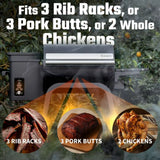 It Zelos-450 Electric Wood Pellet Smoker Grill – A.I. Smart BBQ Grill with Wifi, 7-In-1 Outdoor Grill & Smoker, PID Control