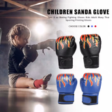 2Pcs Kids Boxing Gloves PU Leather Kickboxing Gloves Breathable Fighting Mitts Taekwondo Mitts for Punching Bag