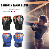 2Pcs Kids Boxing Gloves PU Leather Kickboxing Gloves Breathable Fighting Mitts Taekwondo Mitts for Punching Bag