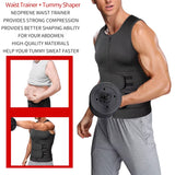 Men Waist Trainer Sauna Vest Fitness Corset Abdomen Slimming Body Shaper Belly Reducing Shapewear Burn Fat Shirt Trimmer Belt