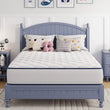 6 Inch Twin Mattress, Foam and Spring Hybrid Mattresses in a Box, Medium Soft, Breathable Fabric Amp Adaptive Support, Certipuru