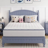 6 Inch Twin Mattress, Foam and Spring Hybrid Mattresses in a Box, Medium Soft, Breathable Fabric Amp Adaptive Support, Certipuru