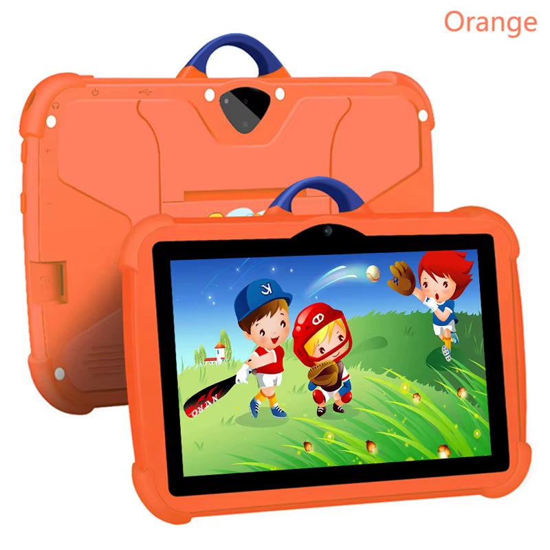 7-Inch Android 13 Kids Tablet PC with Quad-Core Processor, 4GB RAM, 64GB Storage - Affordable Educational Device with User-Friendly Design