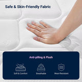 6 Inch Twin Mattress, Foam and Spring Hybrid Mattresses in a Box, Medium Soft, Breathable Fabric Amp Adaptive Support, Certipuru