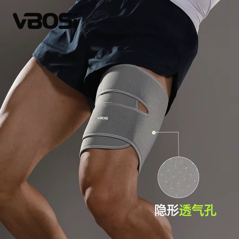1 PCS Professional Sports Protection for Thighs Bi-Directional Adjustment Compression Stable Support Fitness Running Basketball
