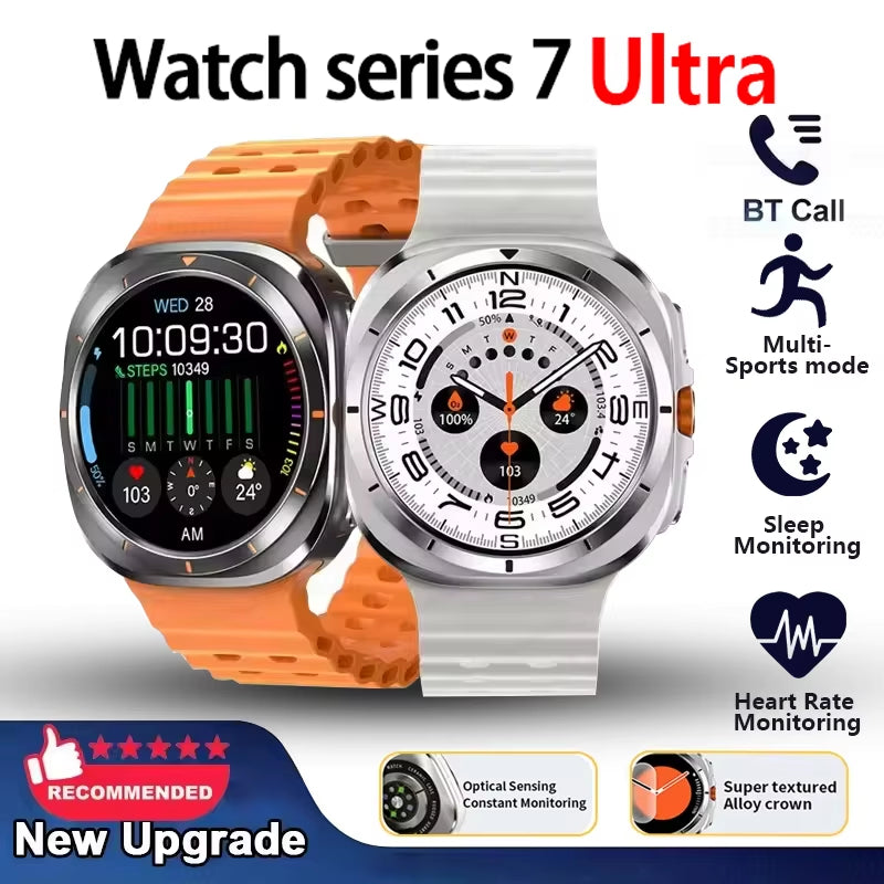 G.L Wear 2025 New Smartwatch for Men Heart Rate Monitoring Bluetooth Calling Fitness Tracking Pedometer Men'S Smartwatch