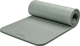 Retrospec Solana Yoga Mat 1" Thick W/Nylon Strap for Men & Women - Non Slip Exercise Mat for Home Yoga