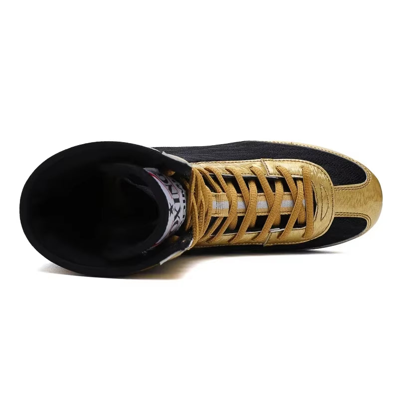 Children Training Gym Sneakers Wrestling Sport Lightweight Outdoor Black White Boys Girls Boxing Flighting Shoes Kid Shoes