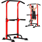 Power Tower Pull up Dip Station Multi-Function Fitness Equipment for Strength Training Adjustable Height Dip Stand for Home Gym