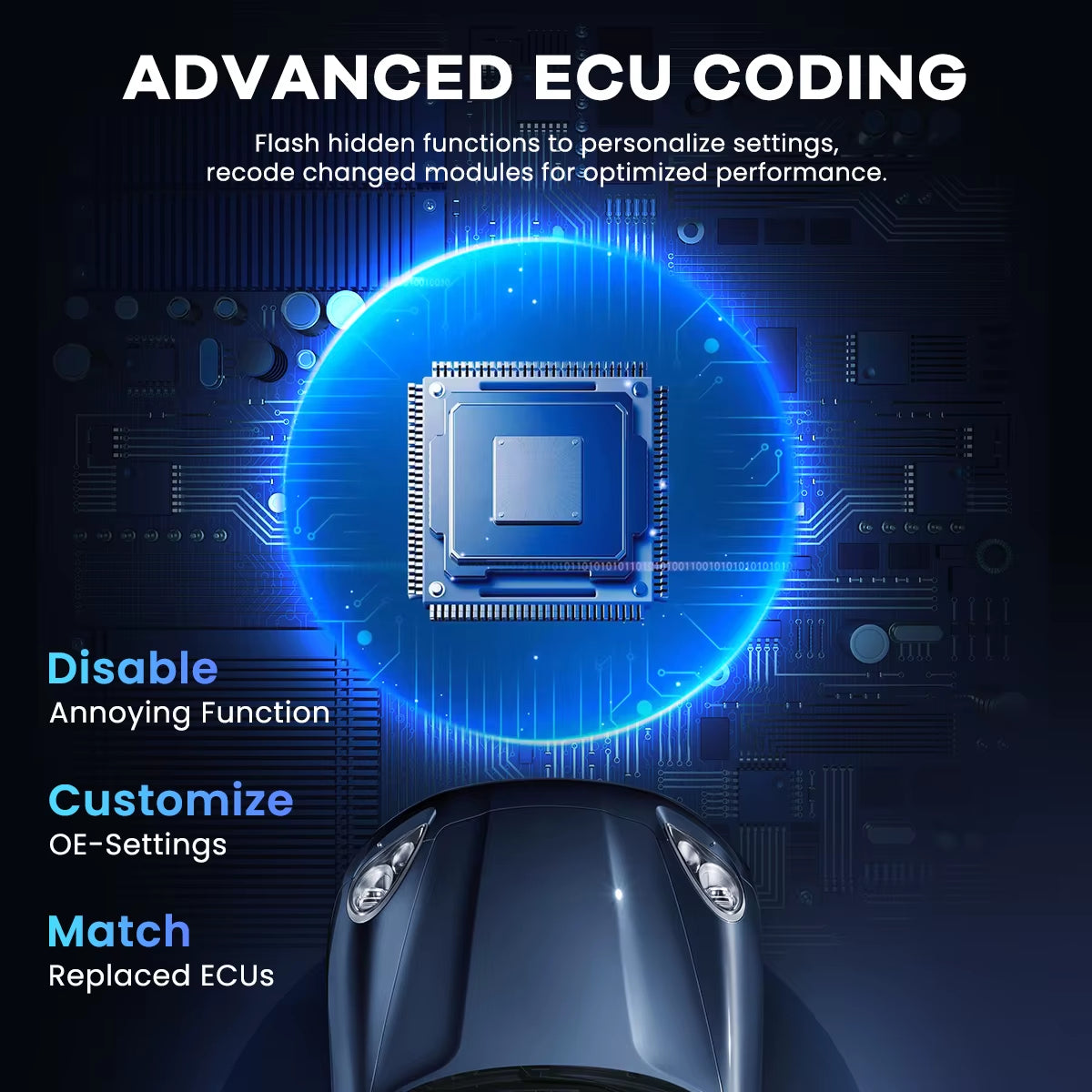 VO7 VO7S Plus Professional OBD2 Scanner - Comprehensive Vehicle Diagnostics, IMMO, DPF, 28 Reset Functions, ECU Coding, and Active Testing Tool