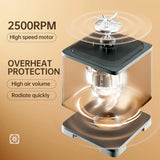 1200W Countertop Blender with 100Oz Pitcher, Blender Food Processor Combo, 3-Cup Chopper & Grinder