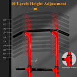 Power Tower Pull up Dip Station Multi-Function Fitness Equipment for Strength Training Adjustable Height Dip Stand for Home Gym