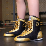 Children Training Gym Sneakers Wrestling Sport Lightweight Outdoor Black White Boys Girls Boxing Flighting Shoes Kid Shoes