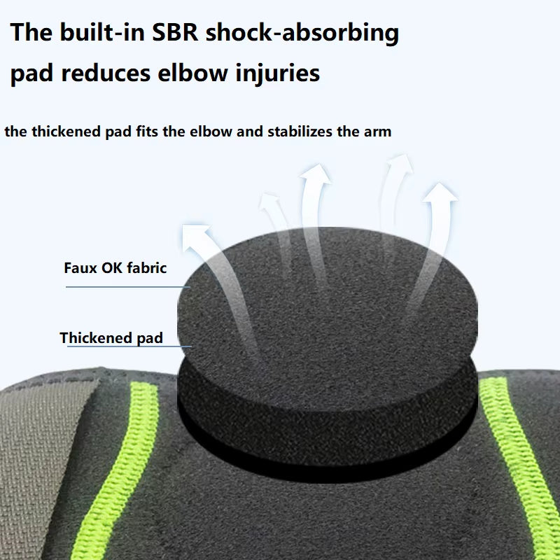 2PCS Fitness Elbow Protector Tennis Elbow Brace Protector Brace Tendinitis Pads Elbow Support HXHZ05