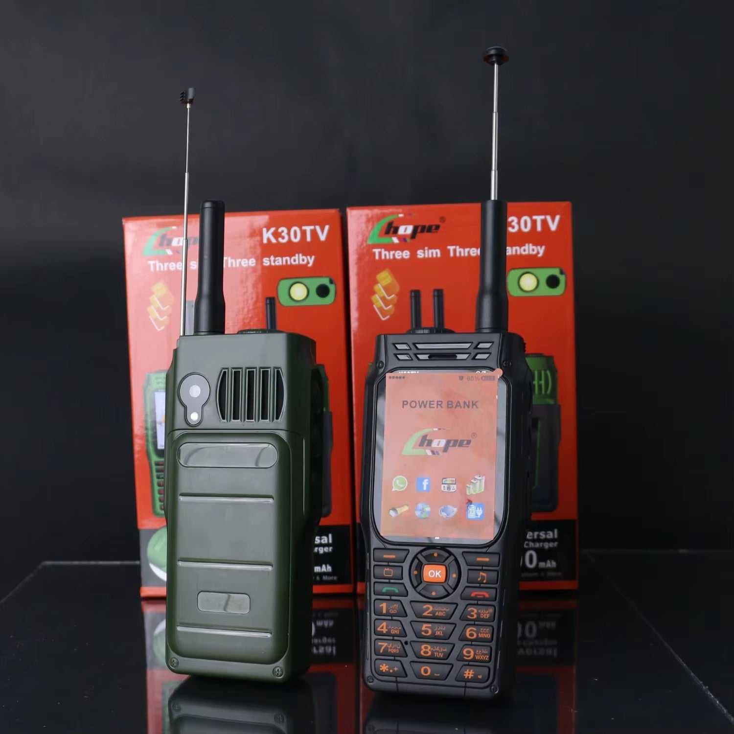 Unlocked Shockproof Outdoor Phone with Enhanced Signal, SOS Feature, FM Radio, Long-lasting Battery, and Durable Design for Hunting