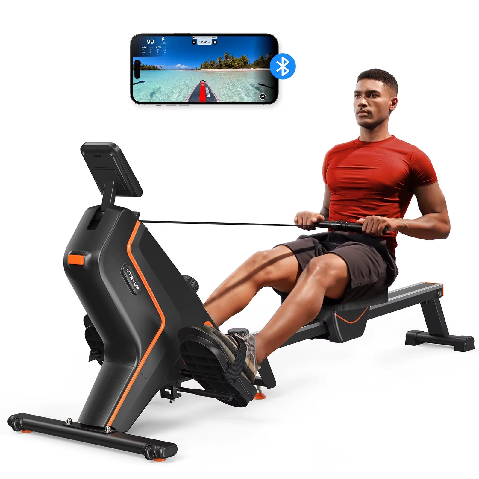 Magnetic Rowing Machines R05 Water Rower R10 16 Levels Quiet Resistance Foldable Compact Rowing Machine Home Gym Fitness
