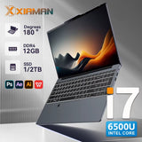 Xiaman 15.6" Potrable Laptop Computer  Core I7 6500U Windows 11 Pro Gaming Laptop 16GB DDR4 512GB 1TB SSD Notebook PC Gamer