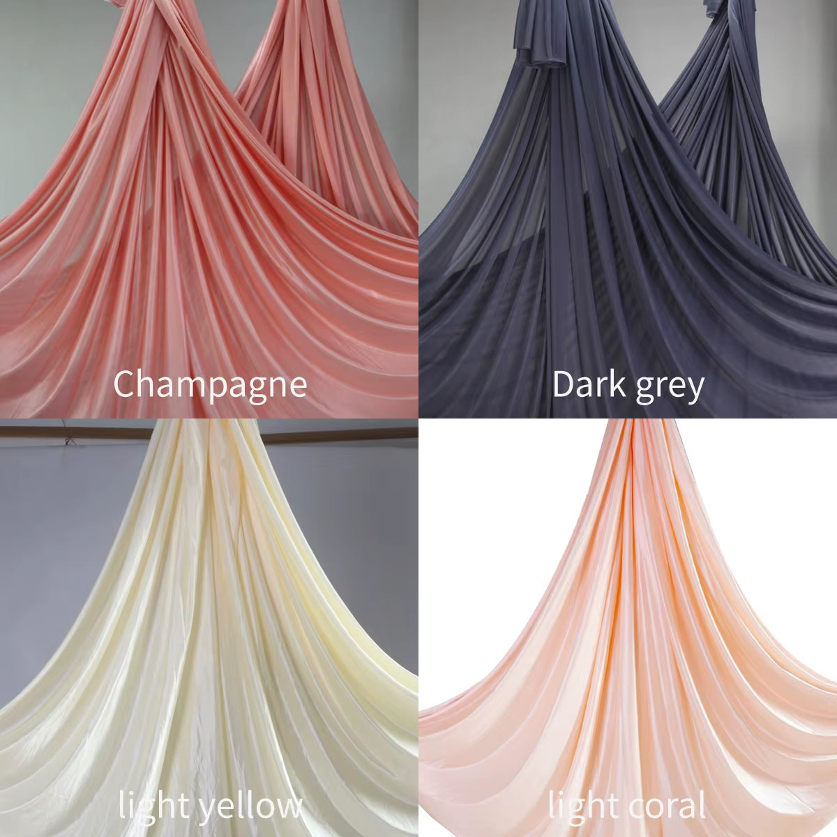 7M Aerial Silk Fabric Yoga Hammock, Silks Swing, Gym Fitness at Home, Outdoor Anti-Gravity, Body Building, Pilates Yoga Belt,