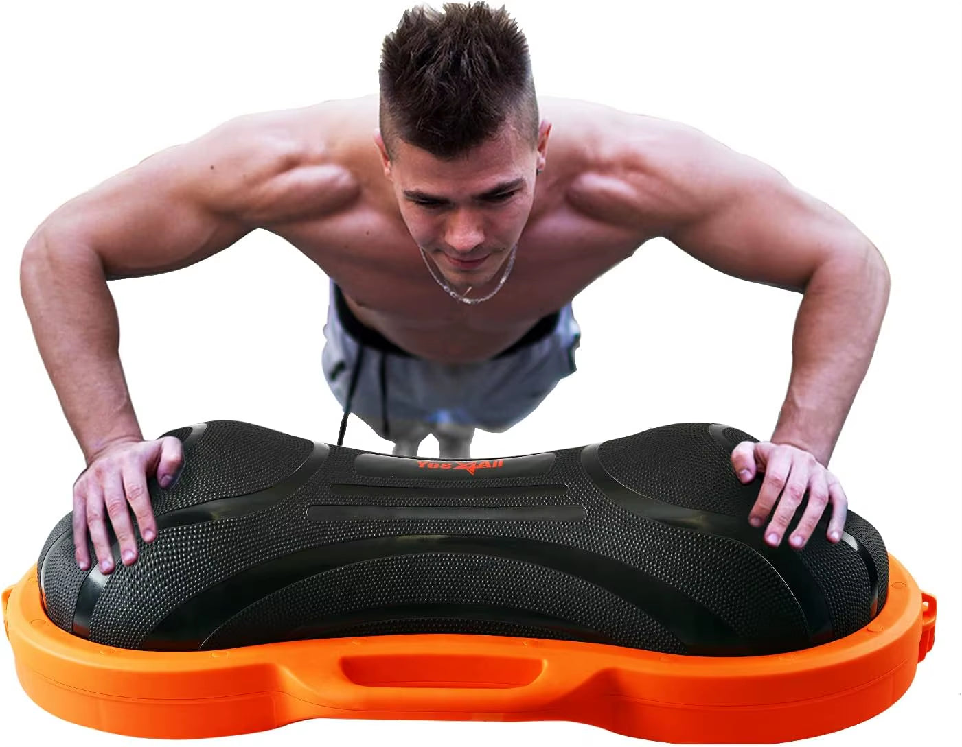 Yes4All 880LBS Half Ball Balance Trainer, Pilates Balance & Stability Ball for Exercises, Home Gym