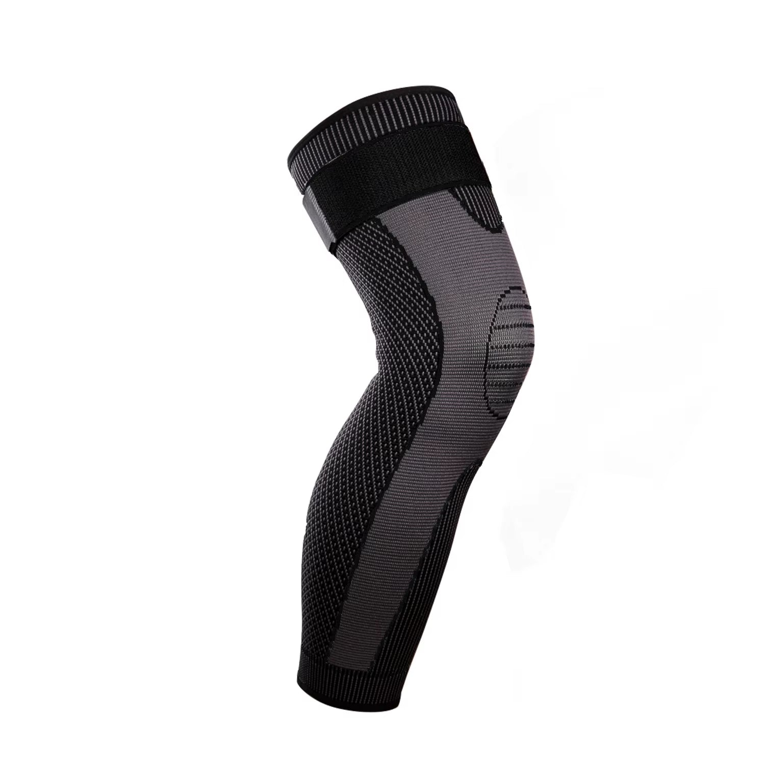 Drop Ship from USA Elasticity Long Knee Protector Brace Leg Sleeve Knee Pads Calf Knee Support Brace Protector Leg Warm Knee