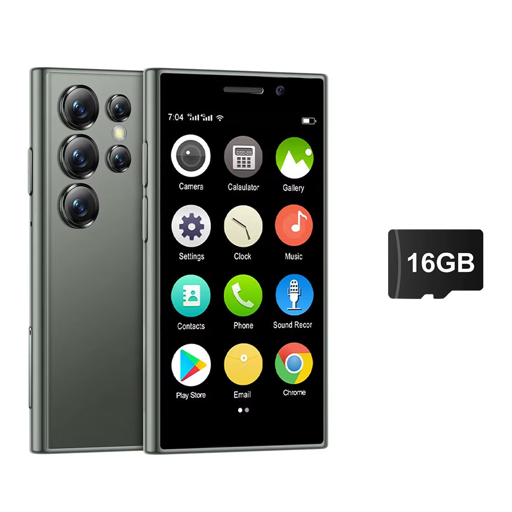 HOT SERVO Mini 4G Network Smartphone with 3.0" Screen, Dual SIM Standby, Android 10.0, 2GB RAM + 16GB Storage, Wi-Fi, GPS, and Face Unlock Feature