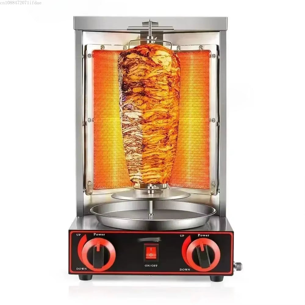 Automatic Rotation Electric Doner Kebab Machine Commercial Shawarma for Restaurant1 2 3 4 5 Burner Turkish Barbecue Machine