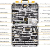 218-Piece Professional Hand Tool Kit for Home and Auto Repair