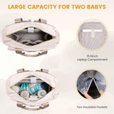 Multifunctional Diaper Backpack with Insulated Pockets, Changing Pad, and Anti-Theft Design for Women and Men