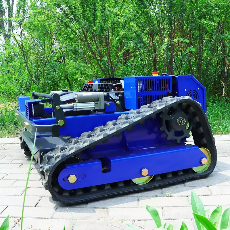 Customized CE EPA All Terrain Lawn Mower, Agricultural Rubber Track Remote Control Robot Lawn Mower