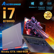 ACEKAMAS 16" Gaming Laptop Computer Core I7 6700HQ GTX 1060 Windows 11 Pro IPS 1920*1200 16GB DDR4 1TB SSD Notebook PC Laptops