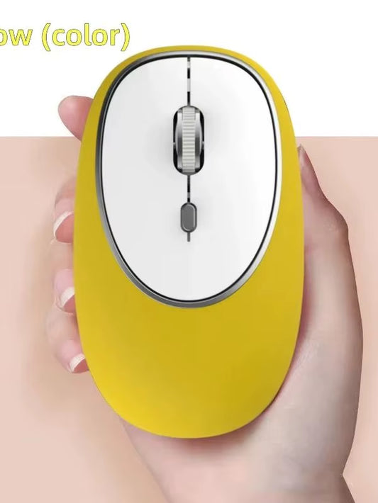 Wireless Battery Silicone Mouse Ergonomic Comfortable Quiet Lightweight Portable Computer Mouse, Decompression Mouse.